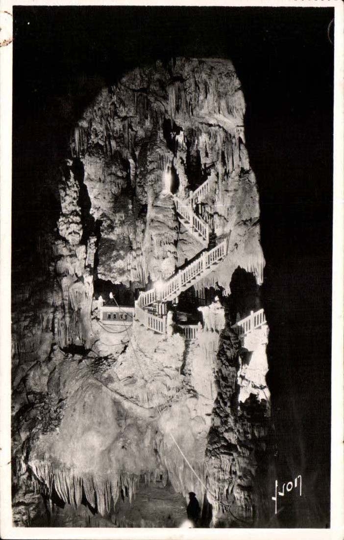 Montpellier - Grotte des Demoiselles - La Descente dans la Cathedrale - CPA