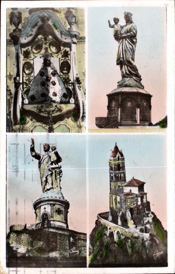 Le Puy - alt 630 m et ses 4 Pelerinages - Notre Dame du Puy - CPA 