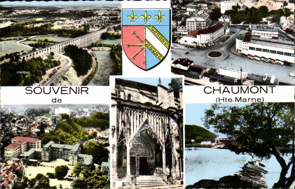 Souvenir of Chaumont - CPA