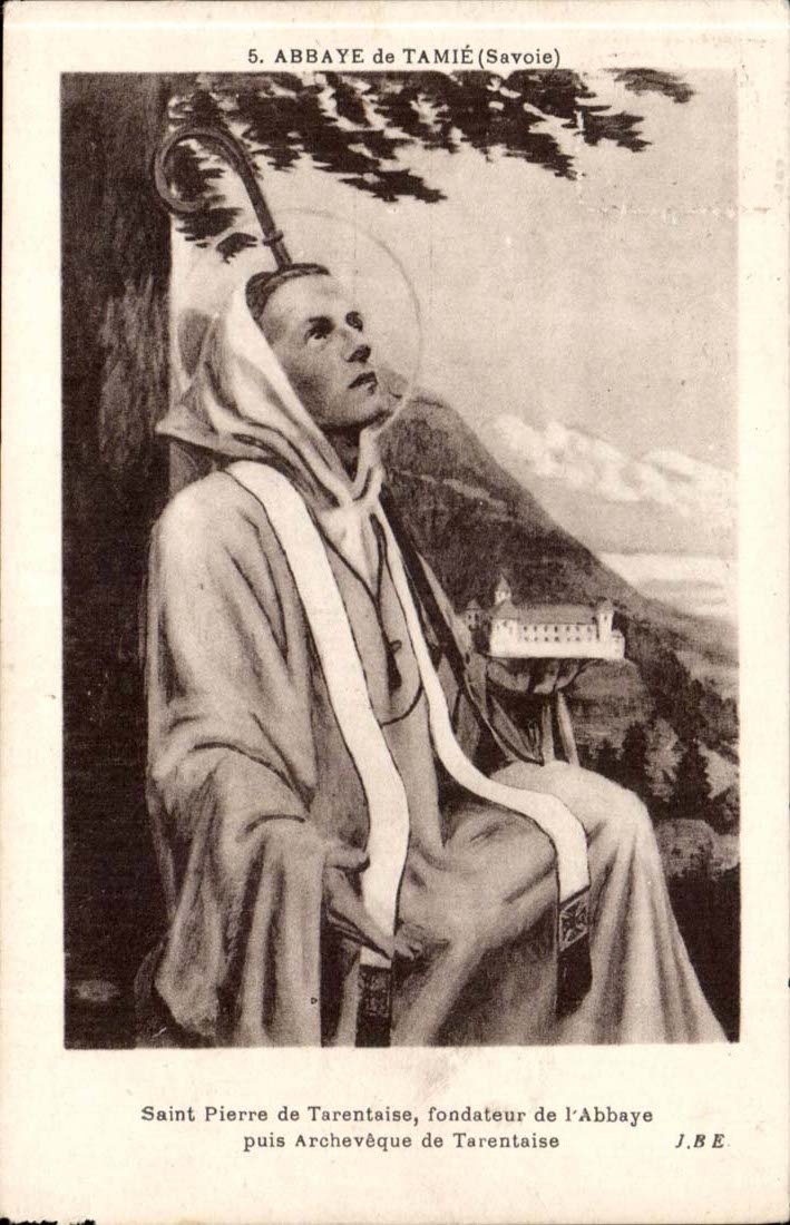 Abbey of Tamie - Saint Pierre of Tarentaise founder - CPA