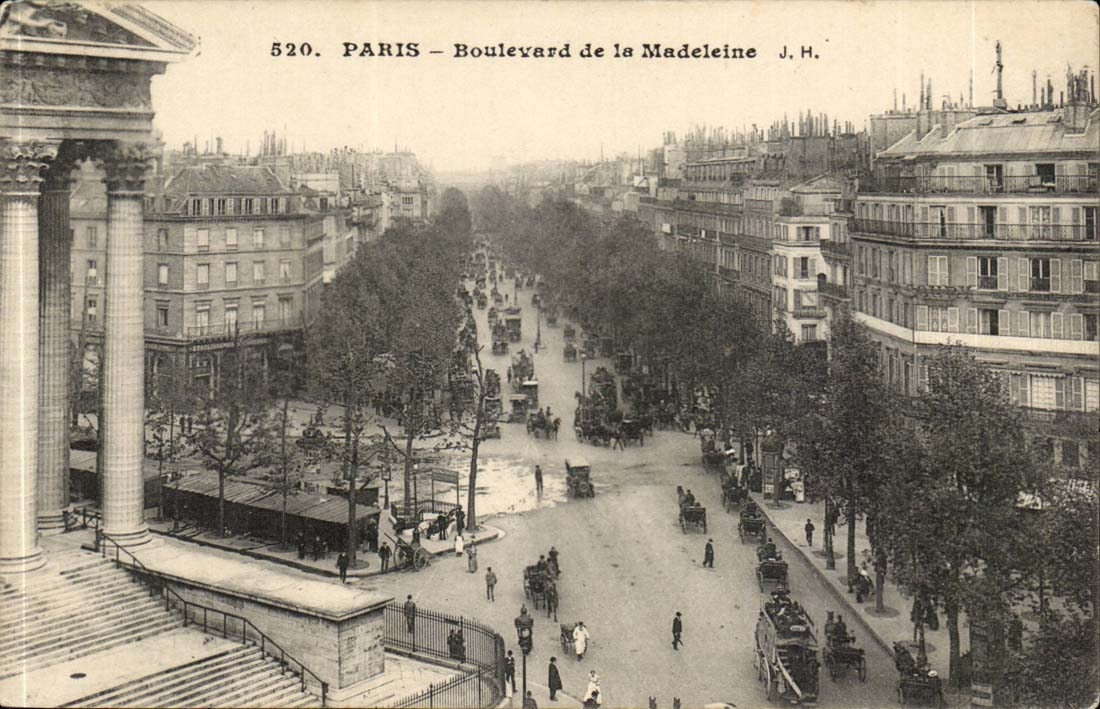 Paris CPA Boulevard de la Madeleine