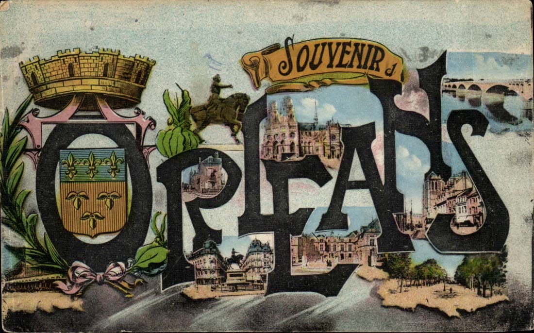 CPA Souvenir of Orleans