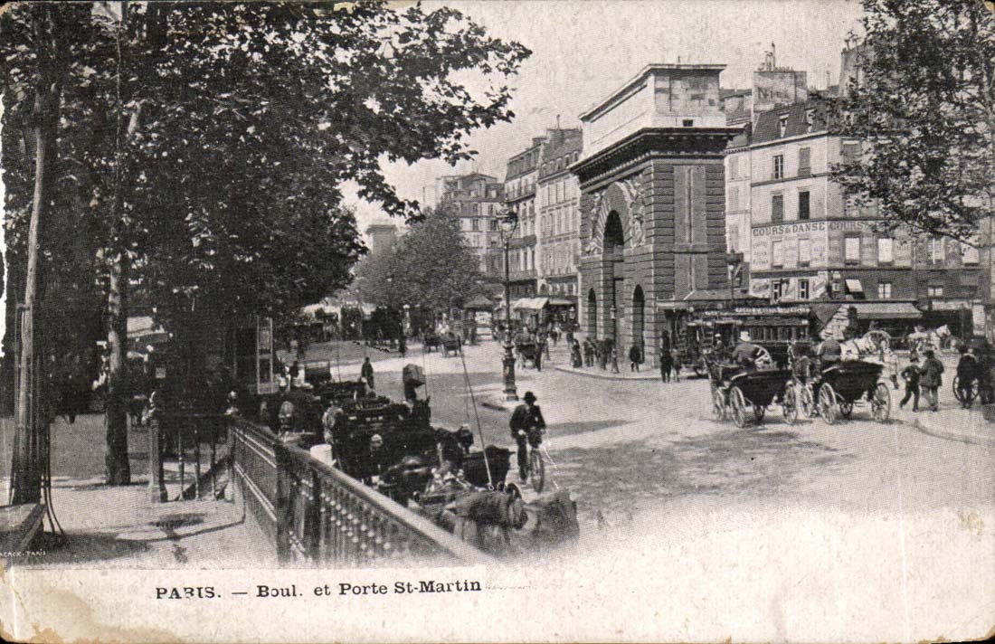 Prachtstrasse Paris-CPA und tragt Str Martin