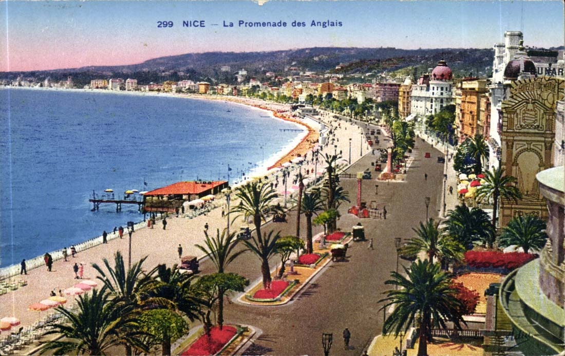 Nice - the Walk of the English - CPA