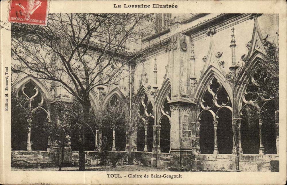 Toul - Illustrated Lorraine - Coitre of Gengoult saint - CPA