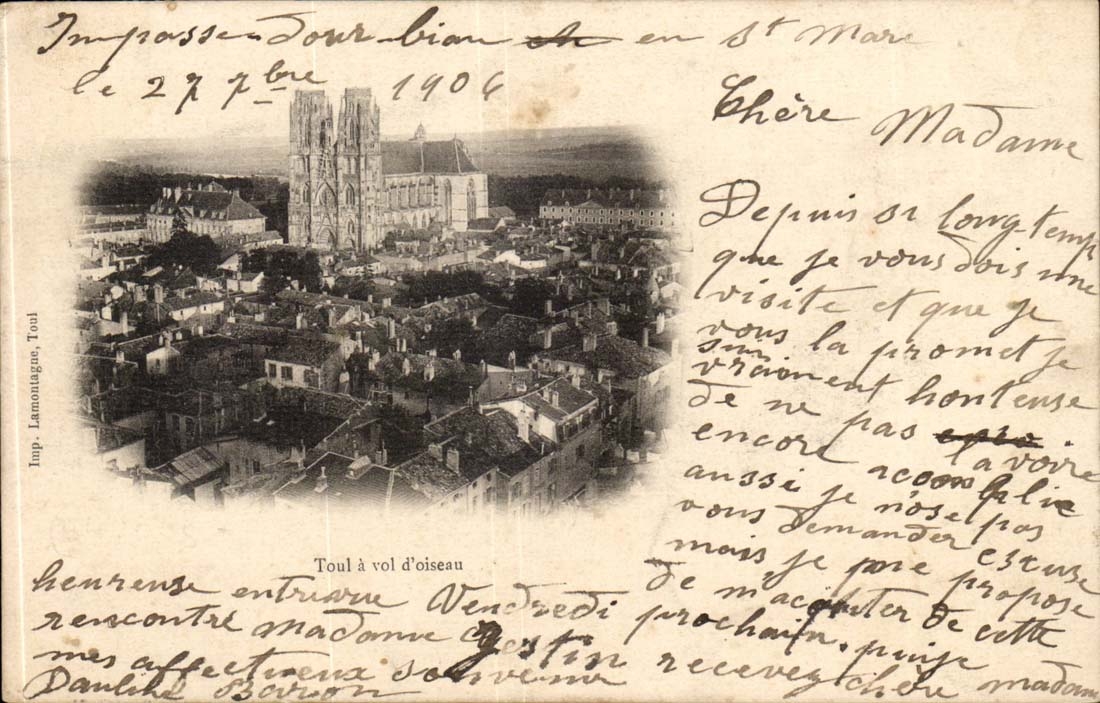 Toul - Flugvogel hat - CPA