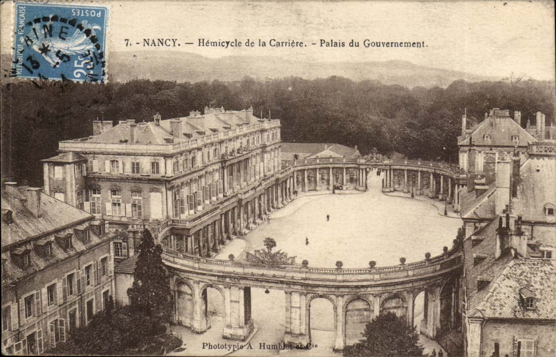 Nancy CPA Hemicylce de la carriere Palais du gouvernement