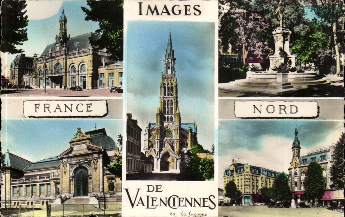 MODERN CARD Images of Valenciennes