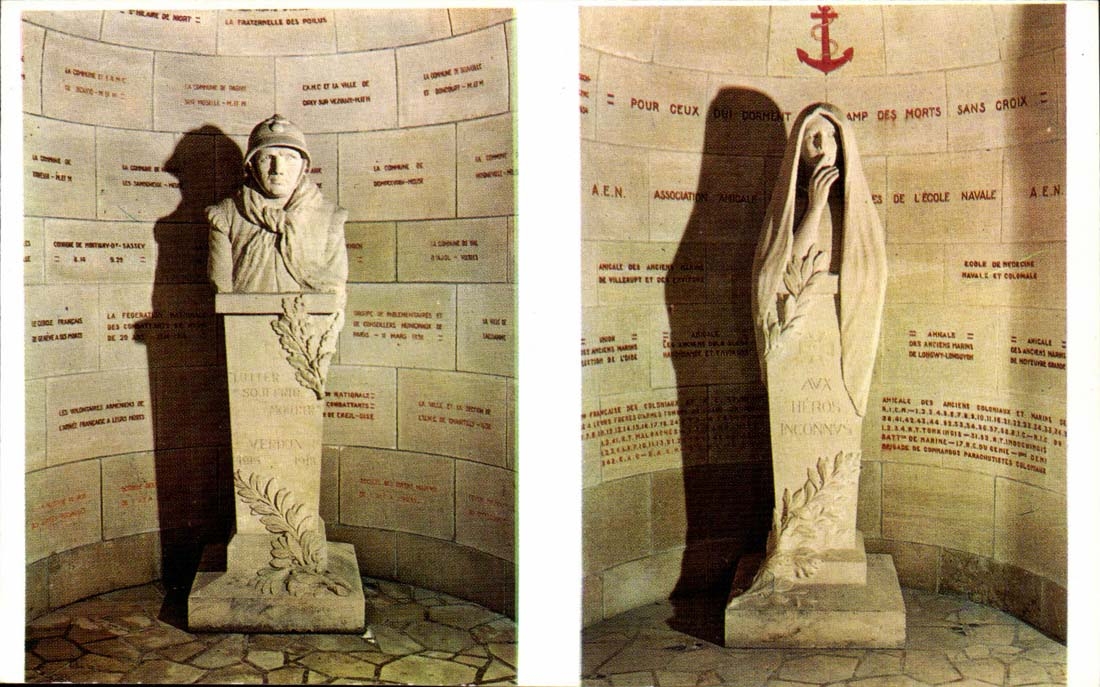 Douaumont CPA Ossuary the hairy one of Verdun (Martine Girardet)