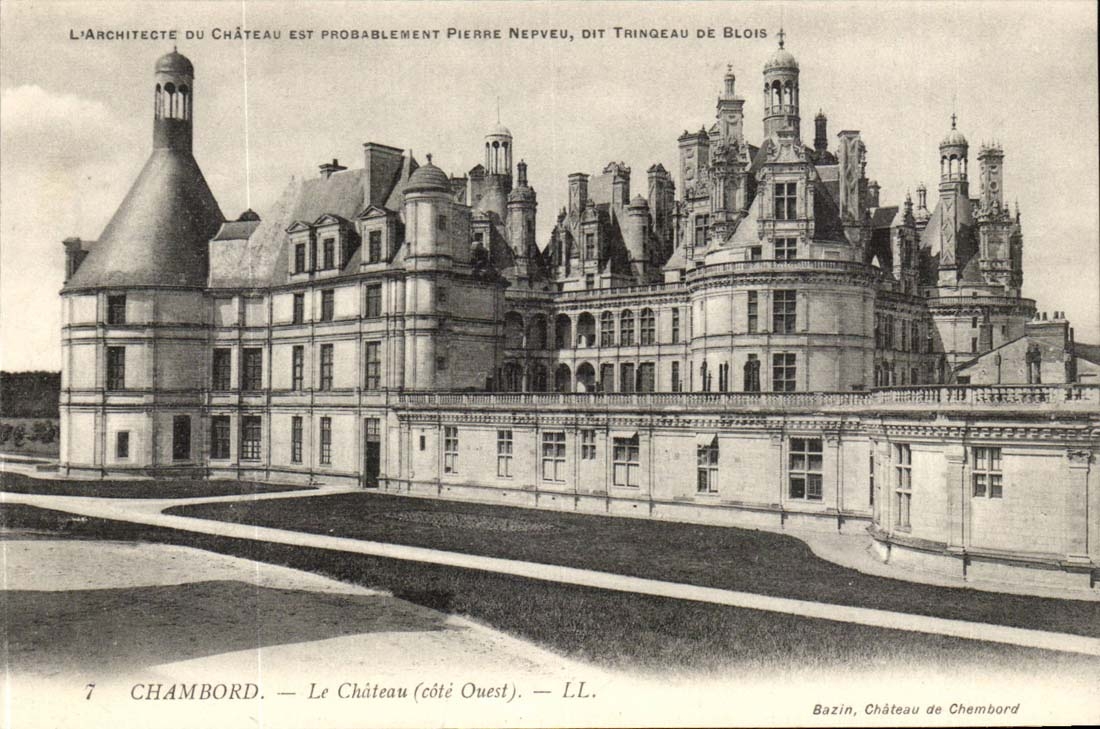Chambord - Le Chateau - Cote Ouest CPA