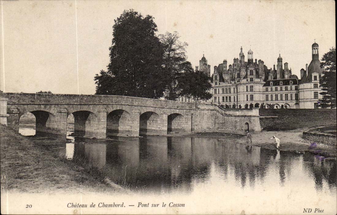 Chambord - Pont sur le Casson CPA 