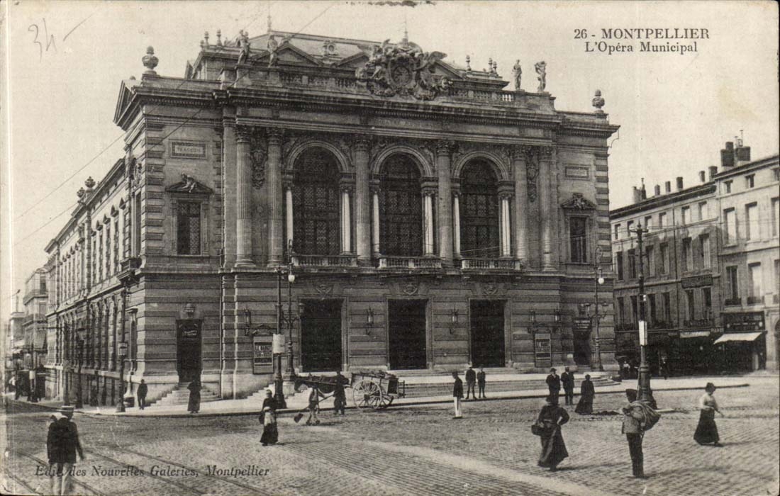 Montpellier - L'Opera Municipal - CPA