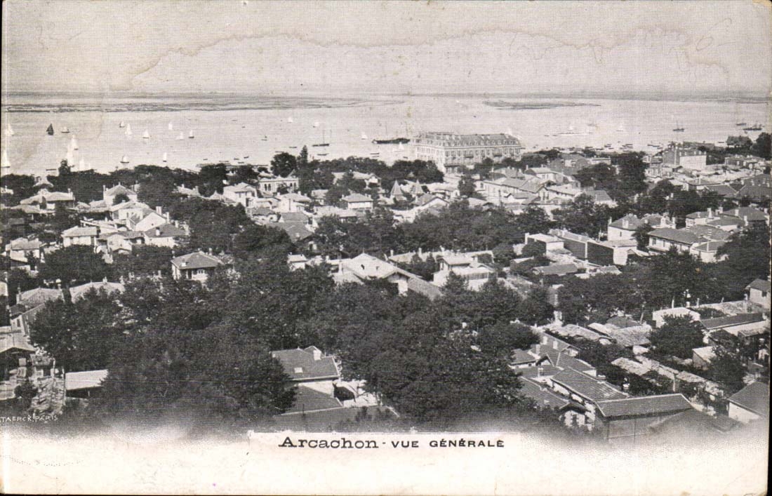 Arcachon CPA Vue generale