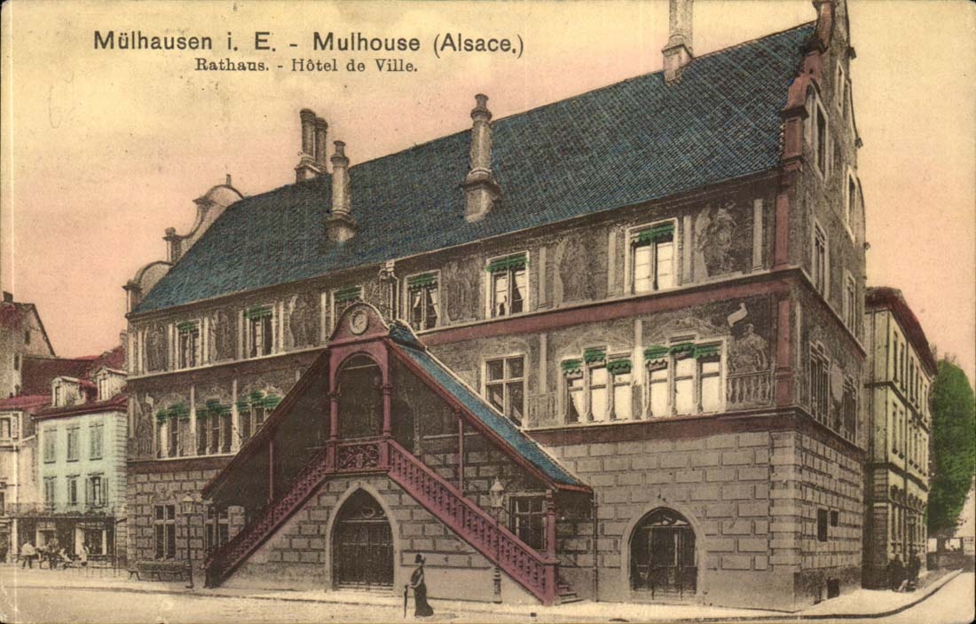 Mulhouse CPA Rathaus Town hall