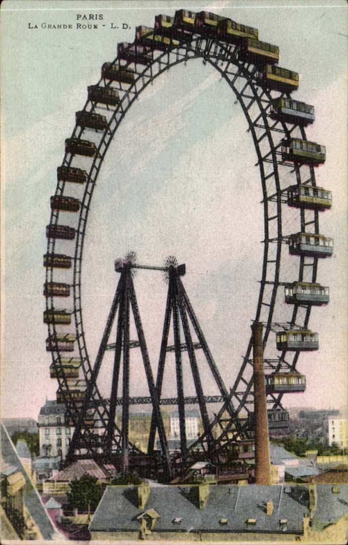 Paris CPA la grande roue
