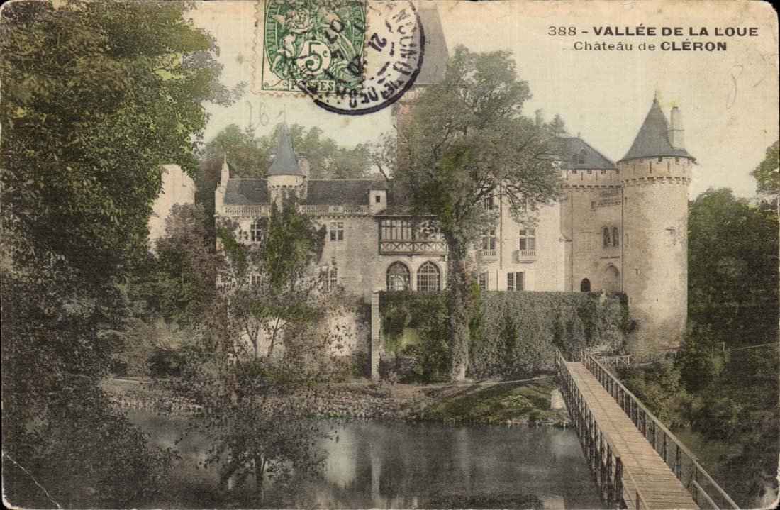 Valley of Rents CPA castle of CLeron