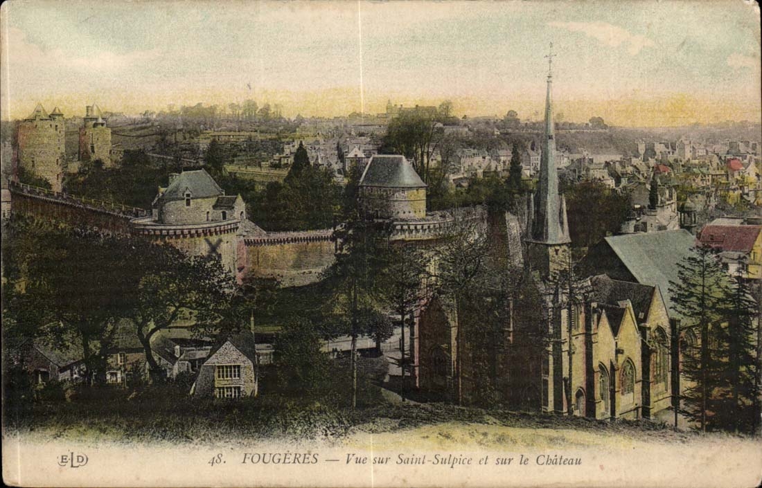 Farne CPA Saint gesehen auf sulpice und das Schloss