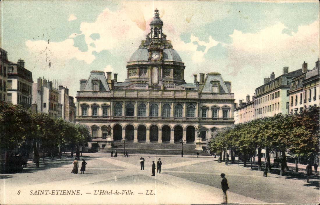 Sainte Etienne CPA the town hall
