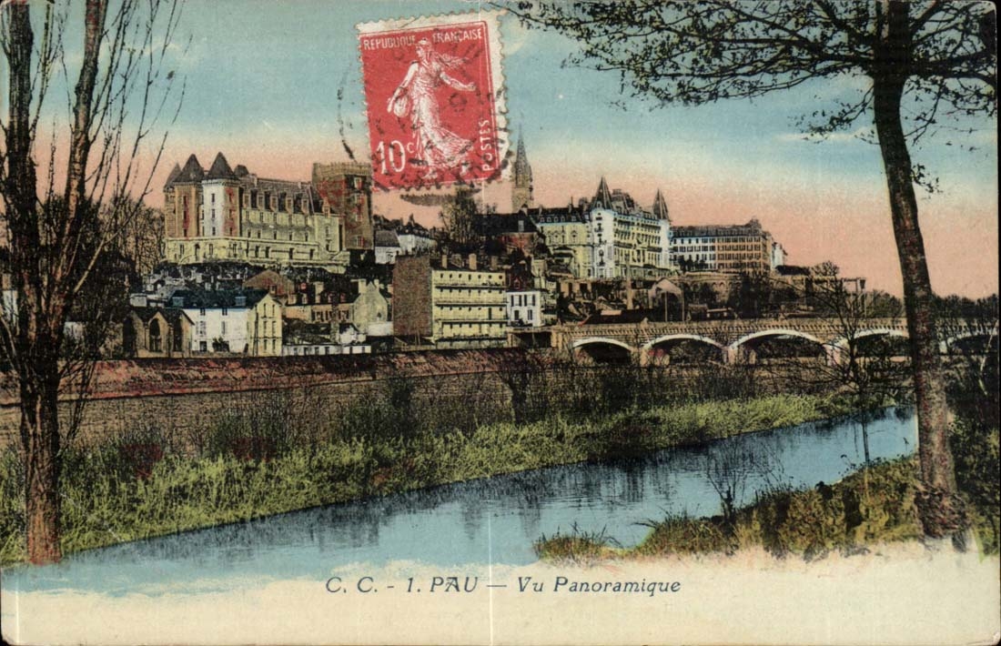 Panoramische Ansicht Pau-CPA