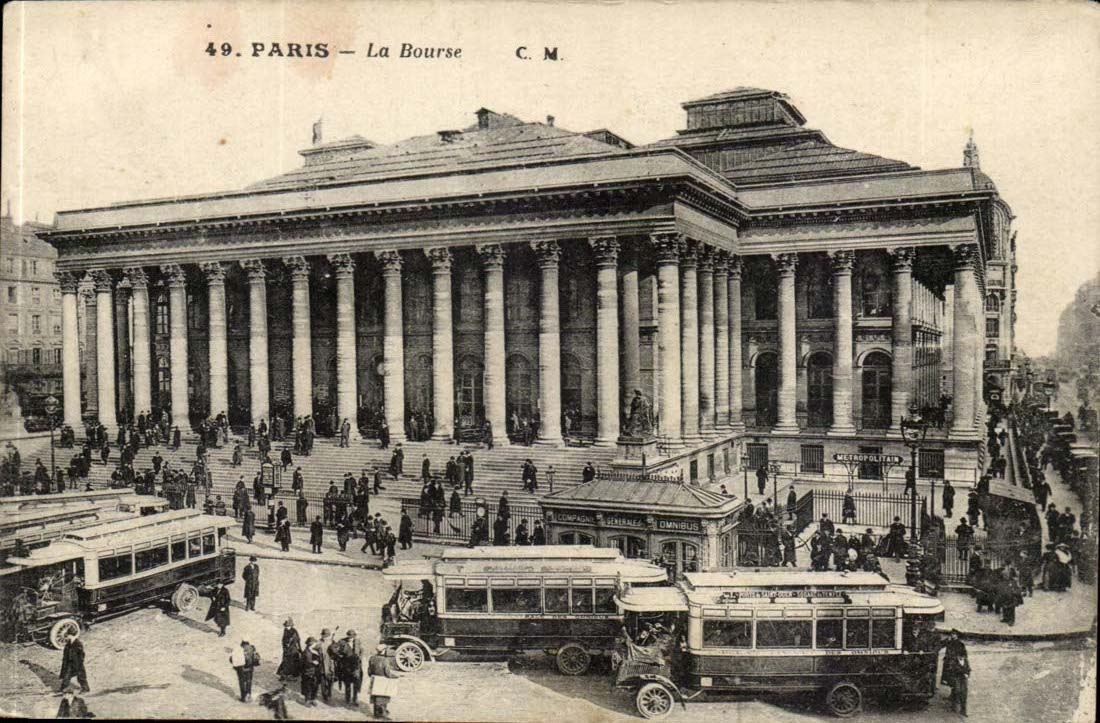 Paris - La Bourse - CPA 