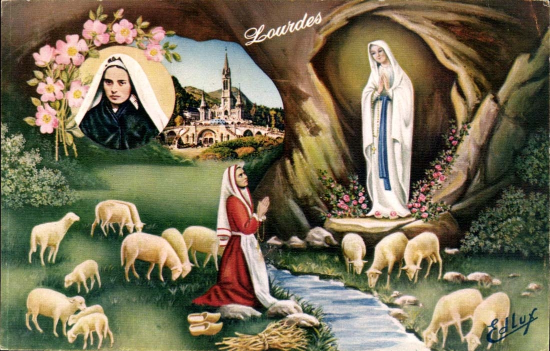 Lourdes - Appearance - sheep - CPA