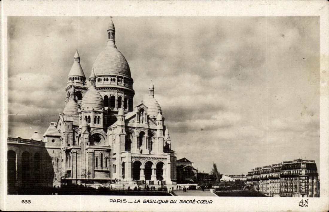 Paris 18 - The Basilica of Sacring Heart - CPA