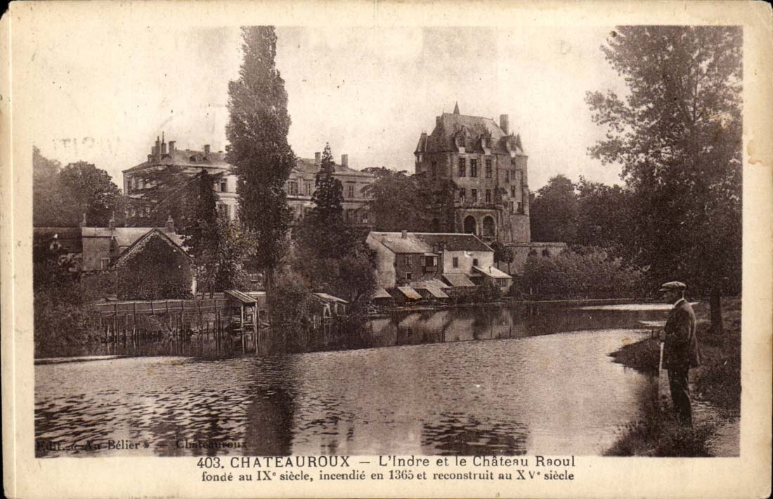 Chateauroux - Indre und das Raoul-Schloss - CPA