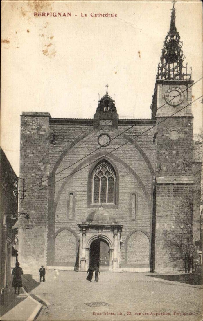 Perpignan - La Cathedrale - CPA 