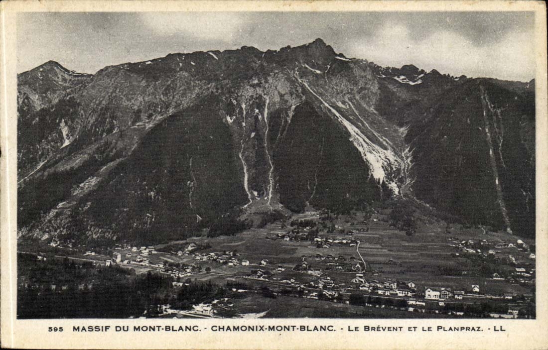 CPA Massif du Mont Blanc Chamonix Le Brevent et le Plaipraz