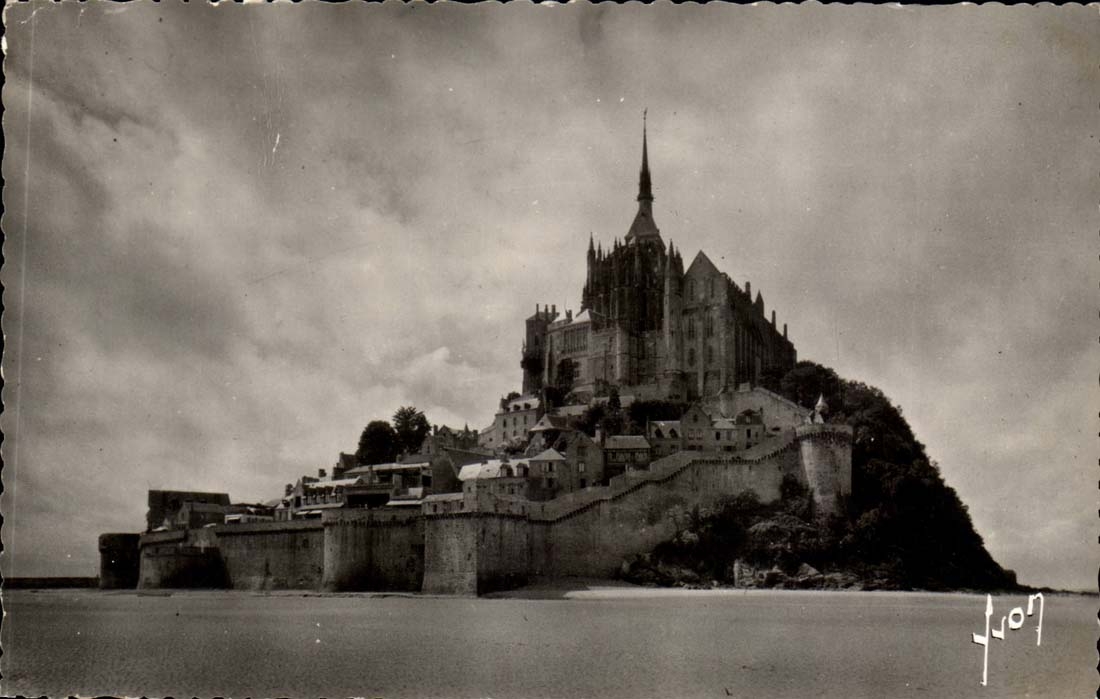 Mont Saint Michel CPA View (dimension wonder)