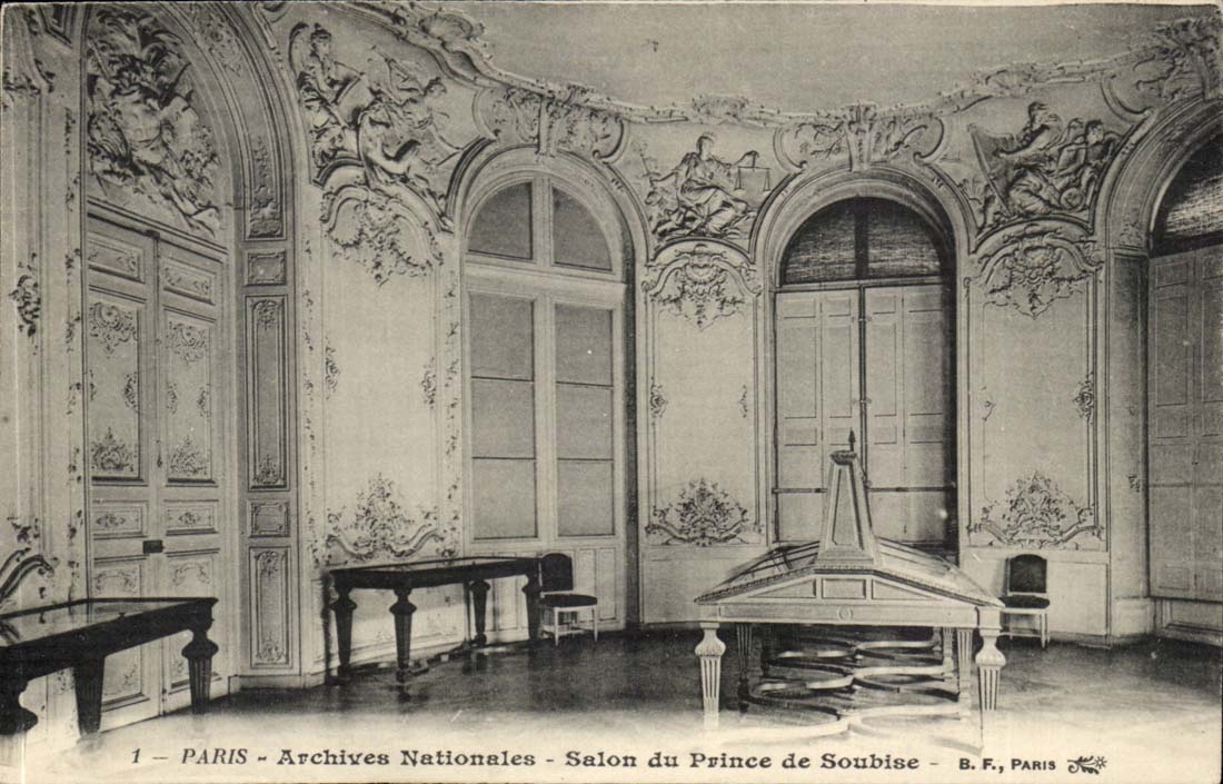 Paris 1 - Archives Nationales - Salon du Prince de Soubise - CPA