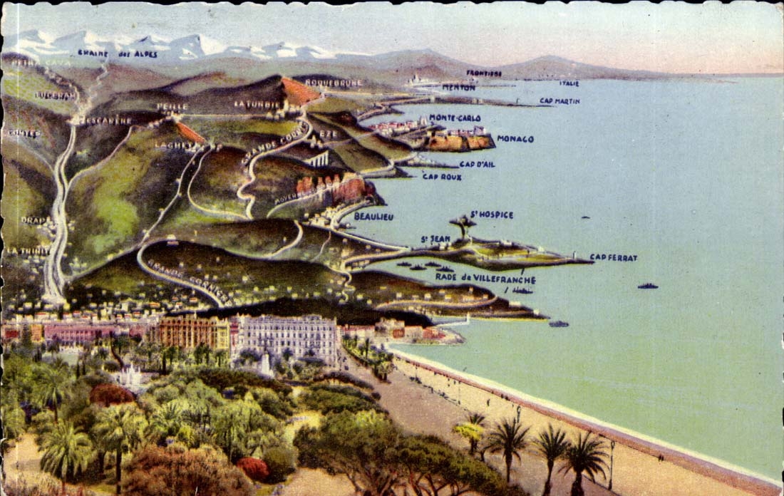 Nice - Panorama of Nice - CPA
