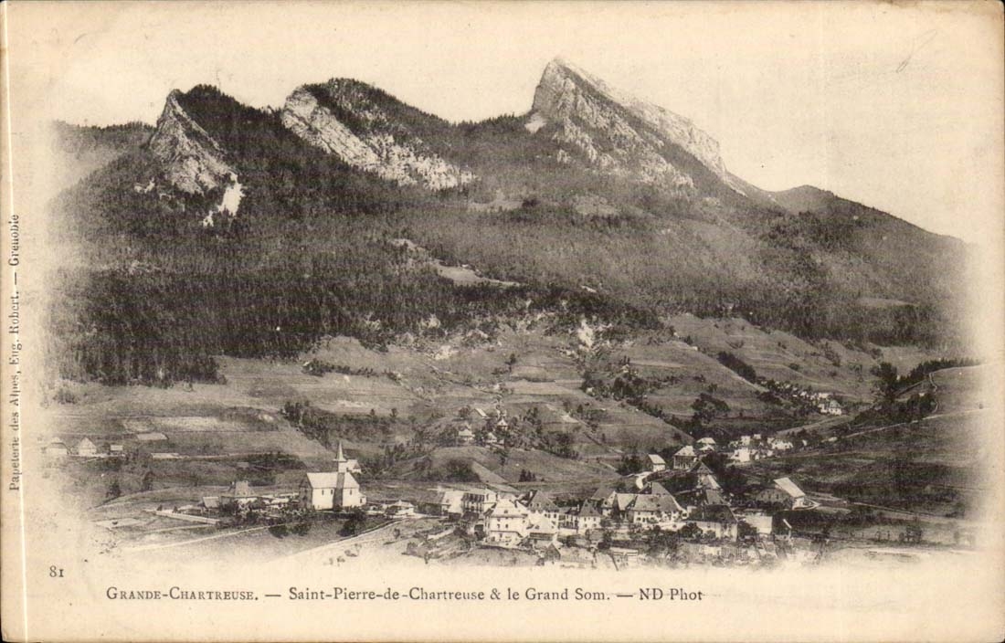 Grosses Chartreuse CPA Saint Pierre des Chartreuse und grossen Som