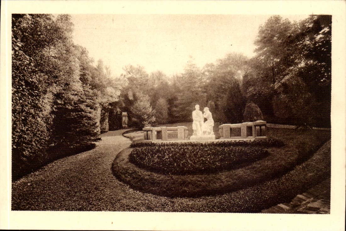 CPA the garden of Buissonnets