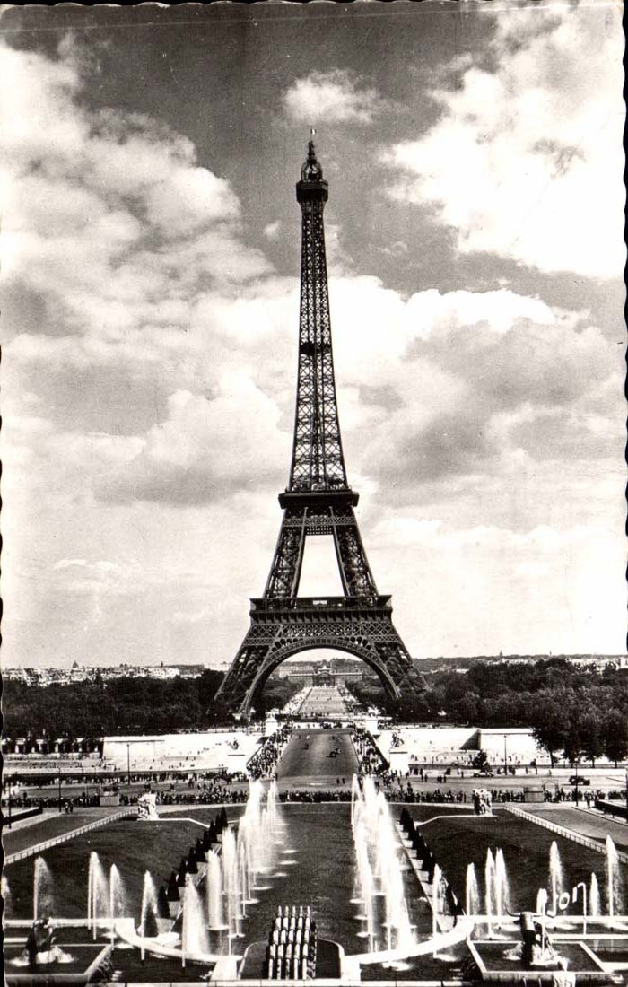 Paris CPA the Eiffel Tower