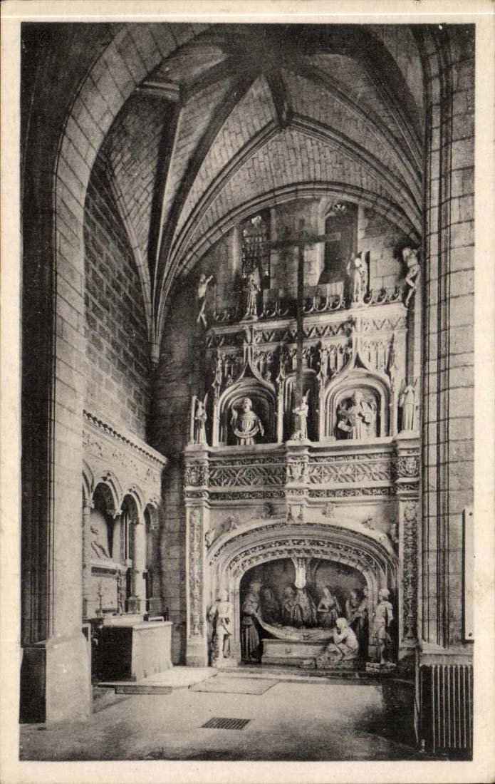 Solesmes - Abbey church - the Tomb of Christ - CPA