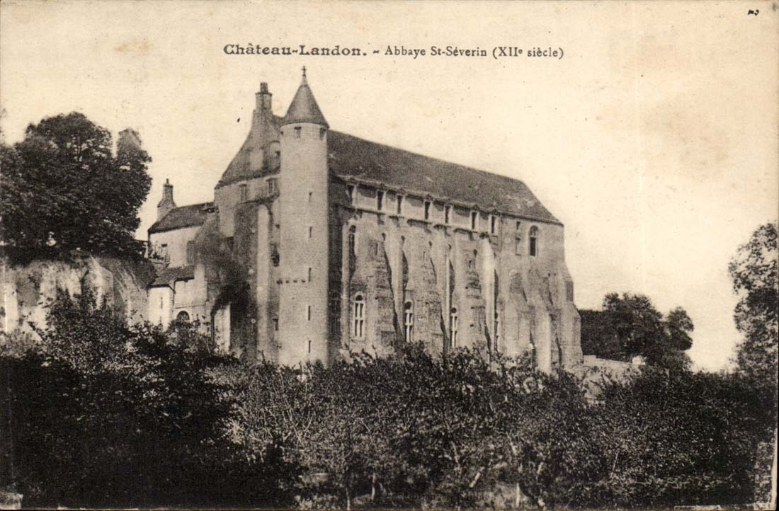 Castle Landon CPA Abbey St Severin