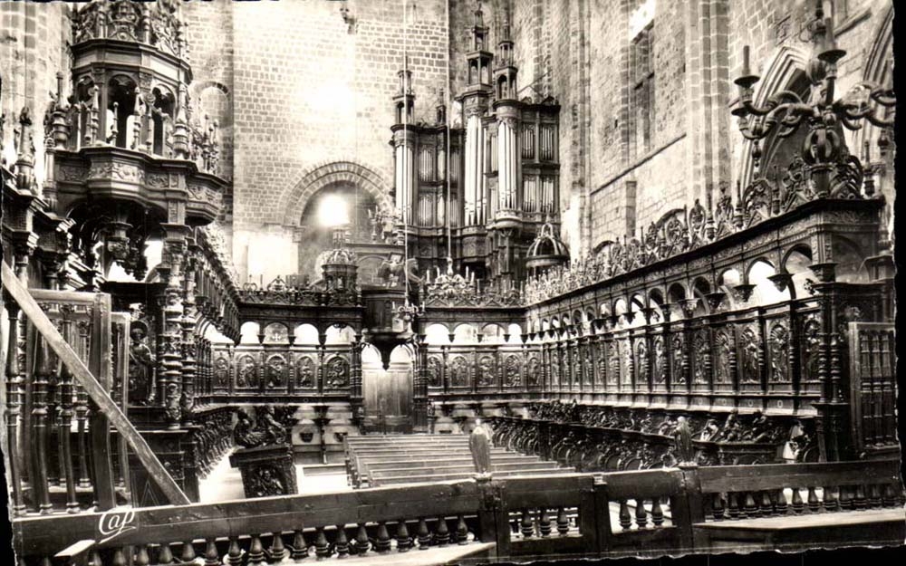 Saint Bertrand de Interior Comminges CPA of the cathedral organ