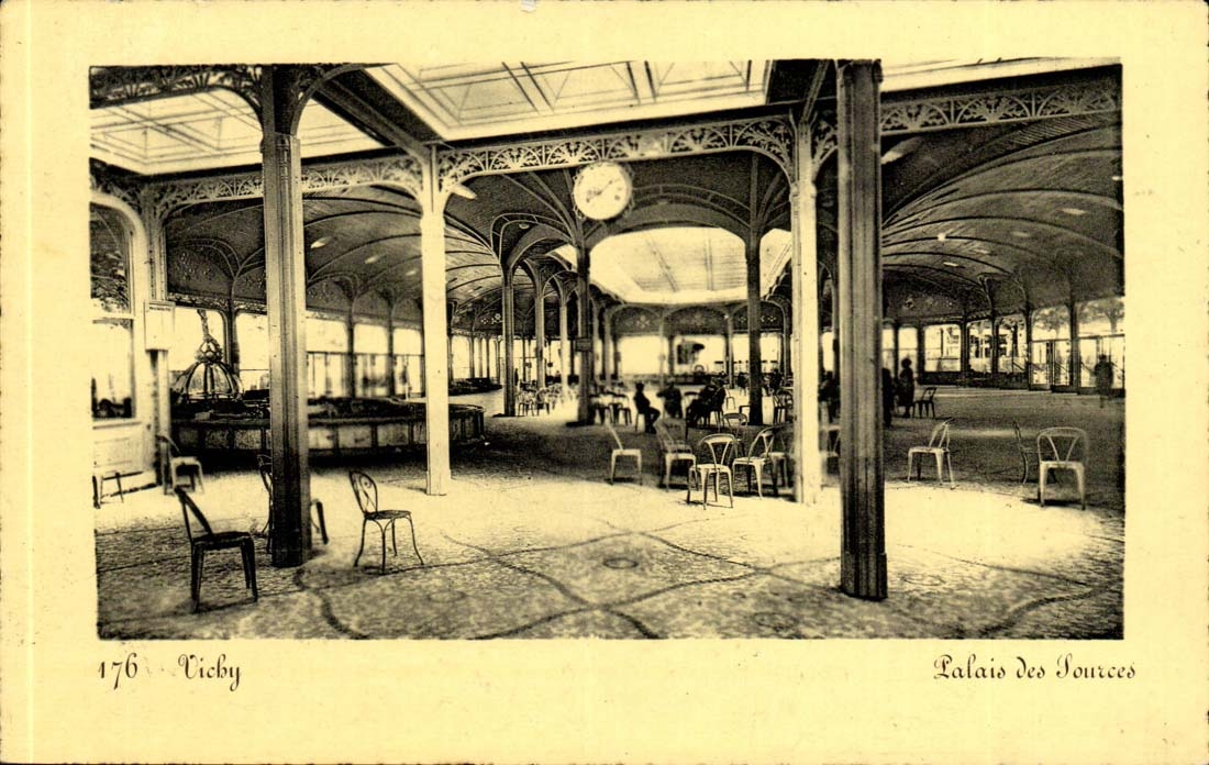 Vichy CPA Palate of the Sources