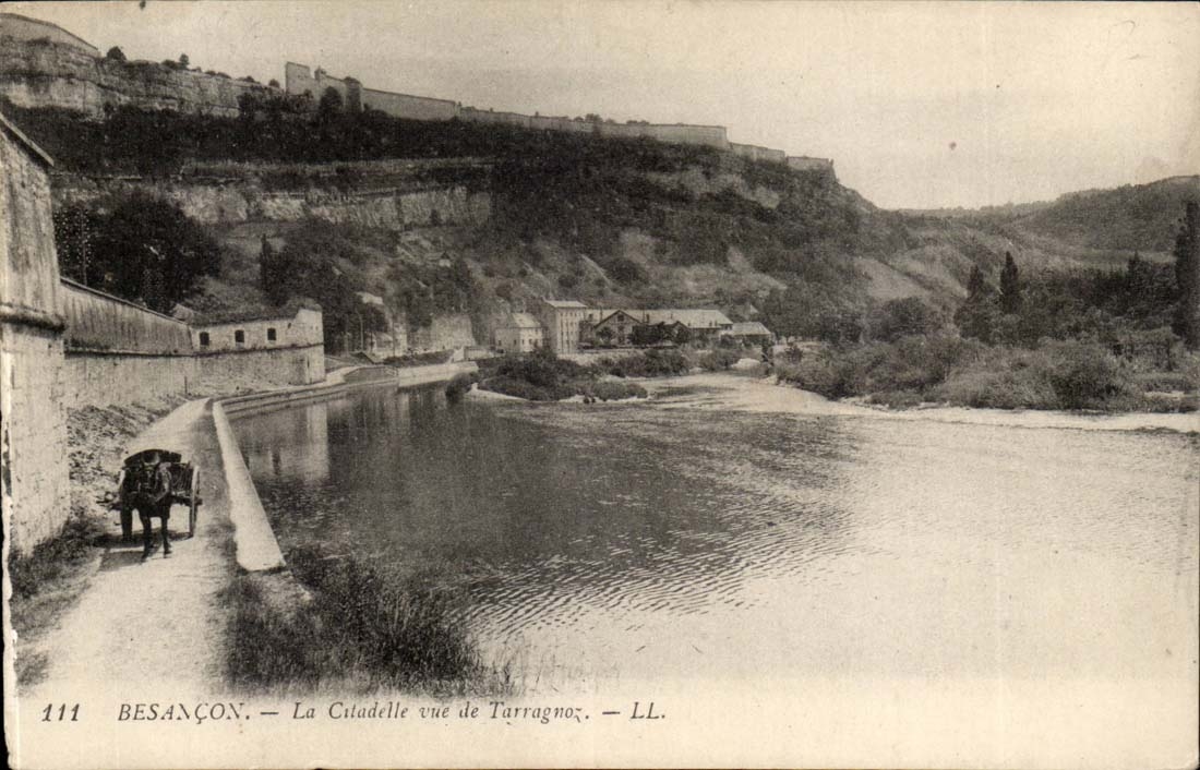 Besancon CPA the citadel seen of Tarragnoz