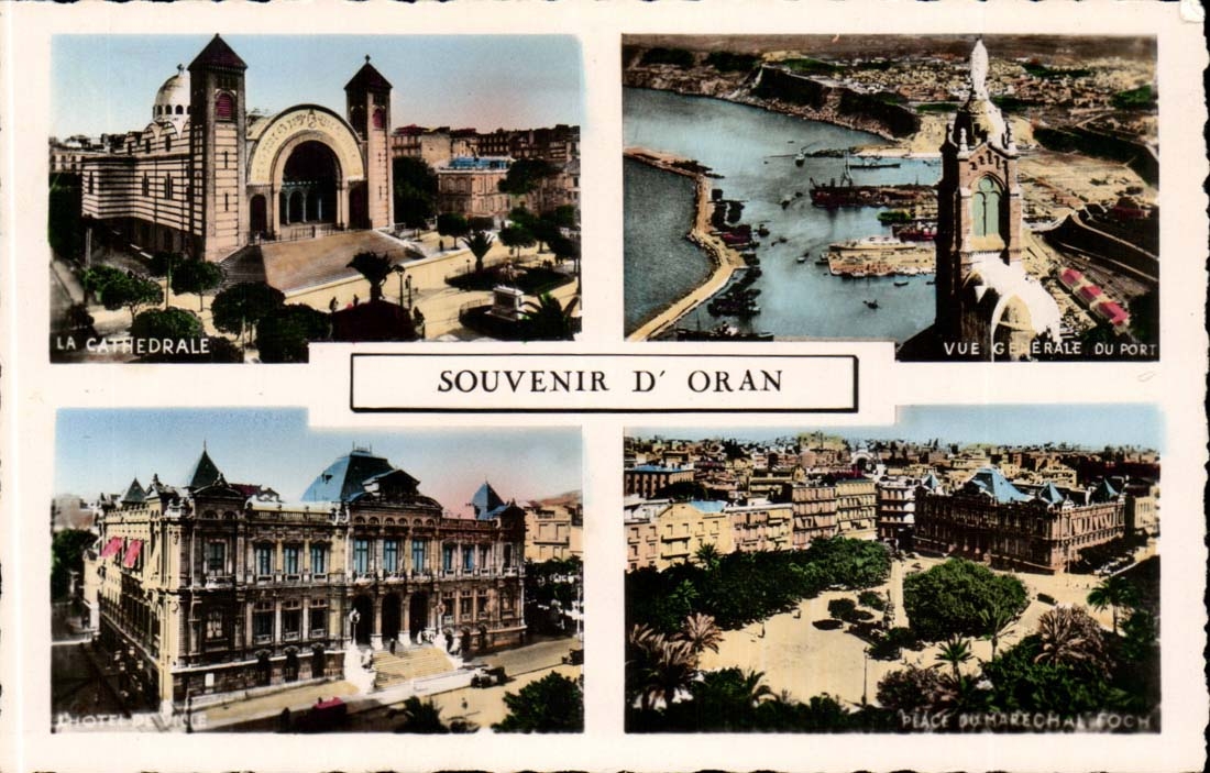Algeria CPA Souvenir of Oran