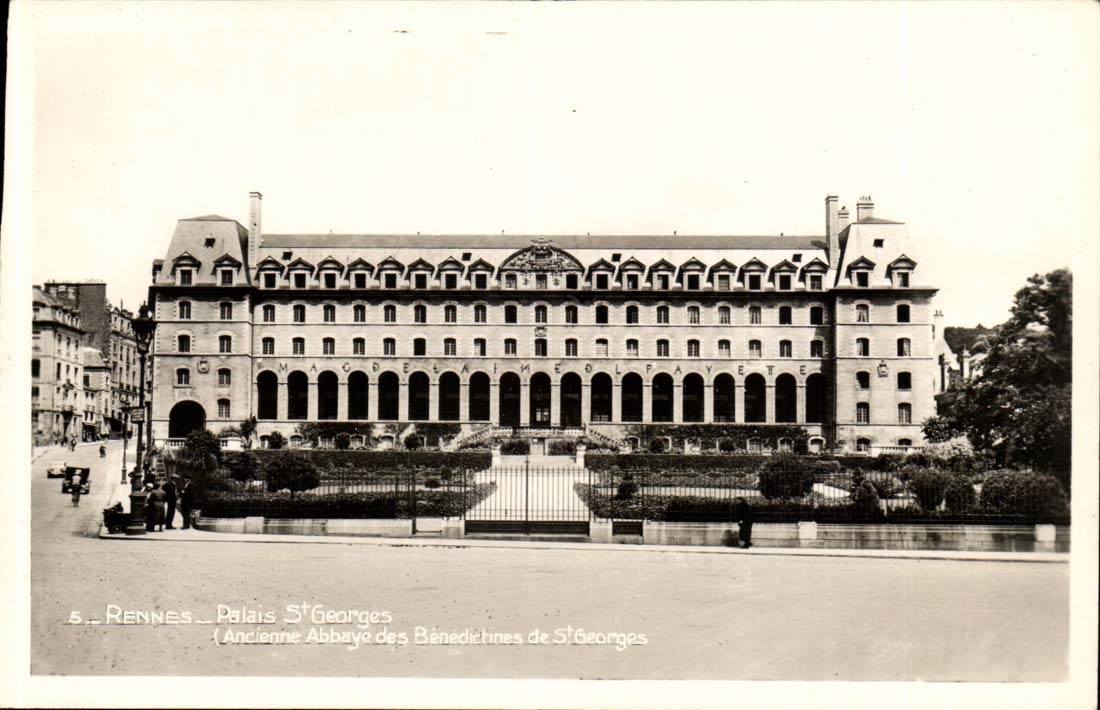 Rennes CPA Palais St Georges (ancienne abbaye des Benedictins de St Georges)