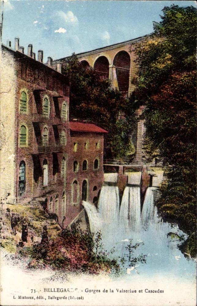 Bellegarde CPA Gorges de la Valseiue et cascades