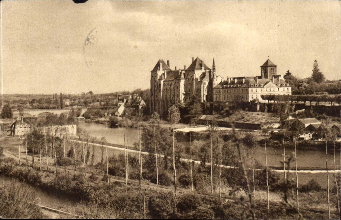 CPA Saint Pierre Abbey of Solesmes Valley of the Sarthe