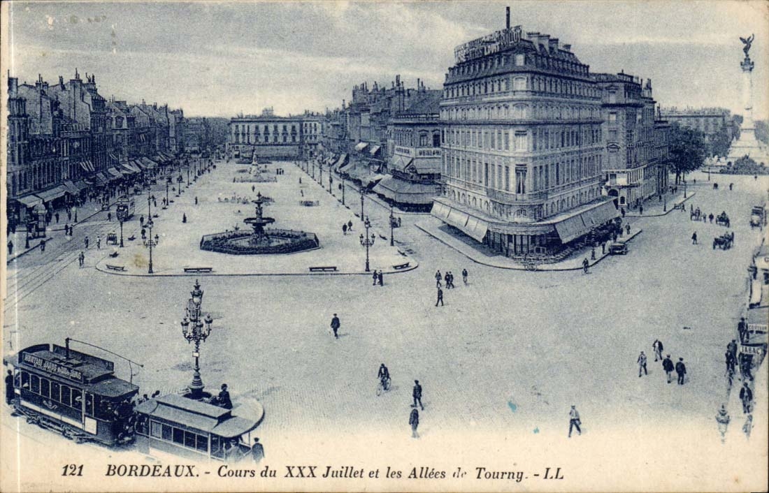 Bordeaux CPA Course of July XXX and the alleys of Tourny