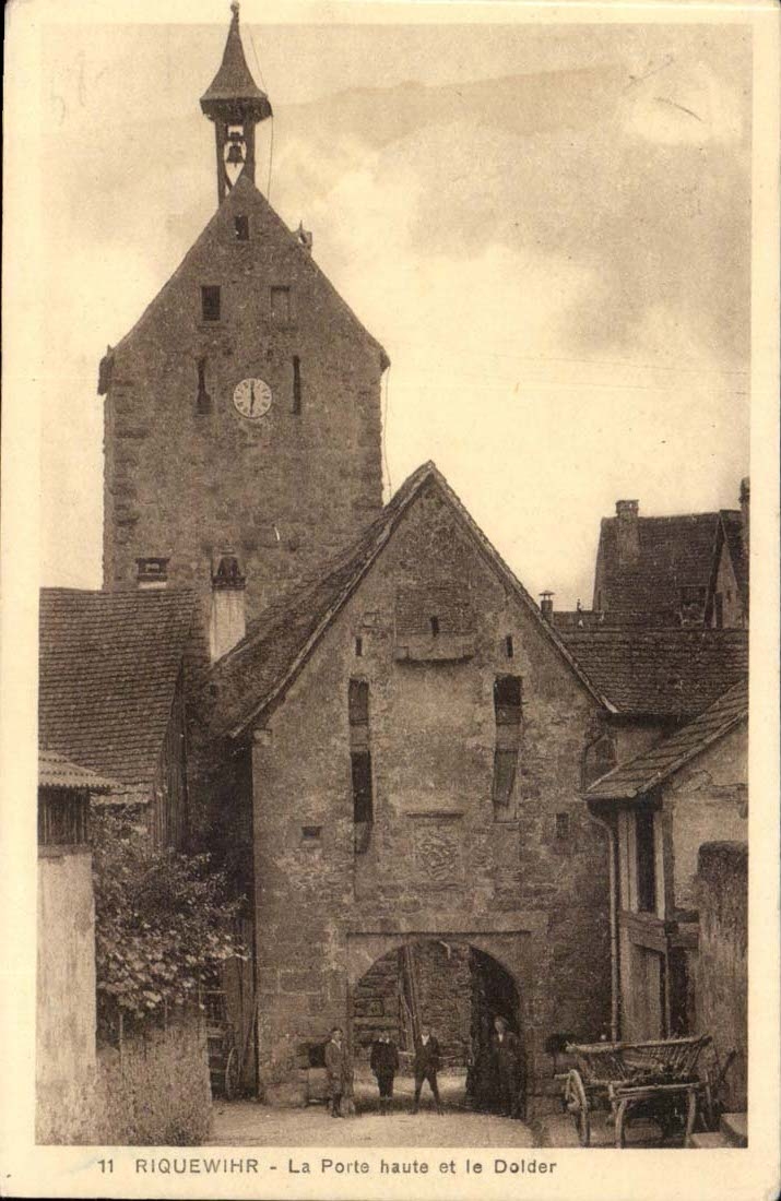 Riquewihr - the high door and Dolder - CPA