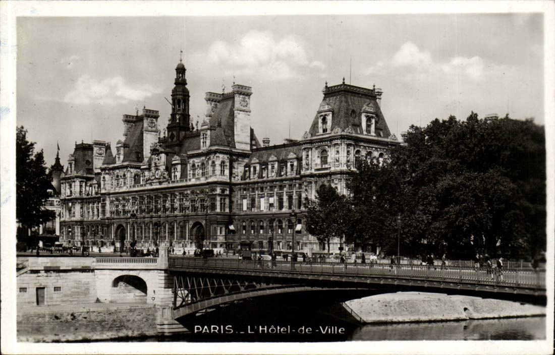 Paris 4 - Hotel de Ville - CPA