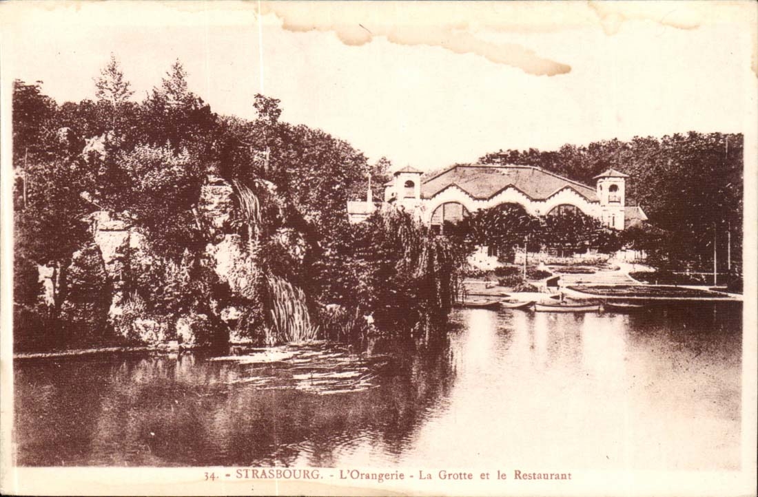 Strasbourg - Strassburg - the Orangery - the Cave and the Restaurant - CPA