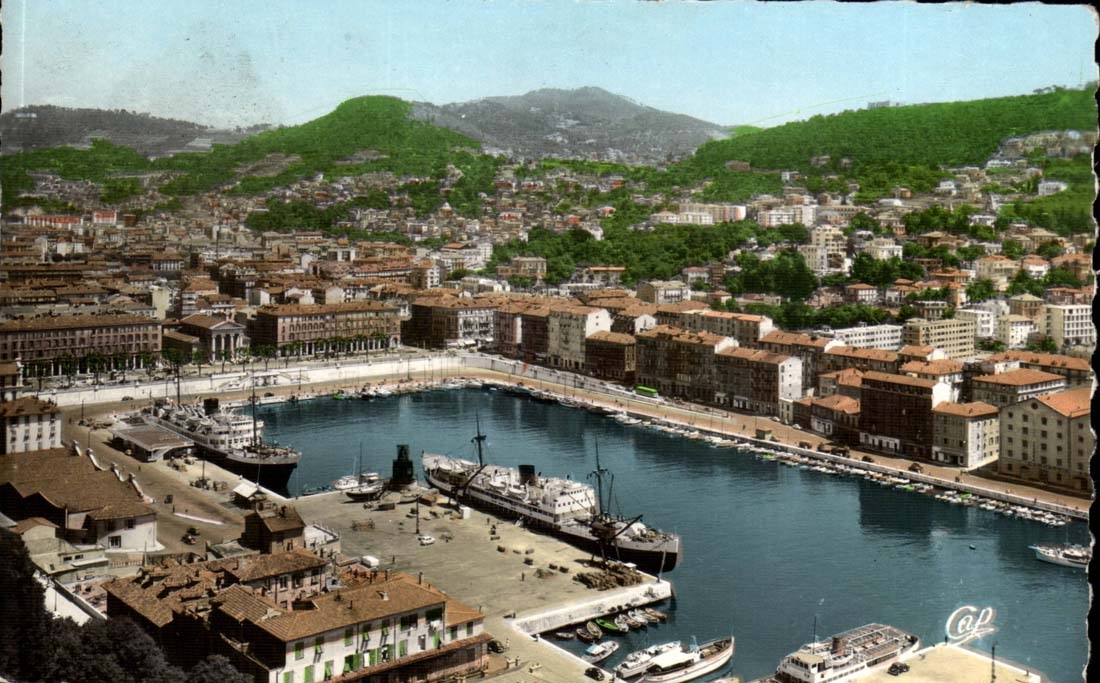 CPSM Nice the port and the mount laban