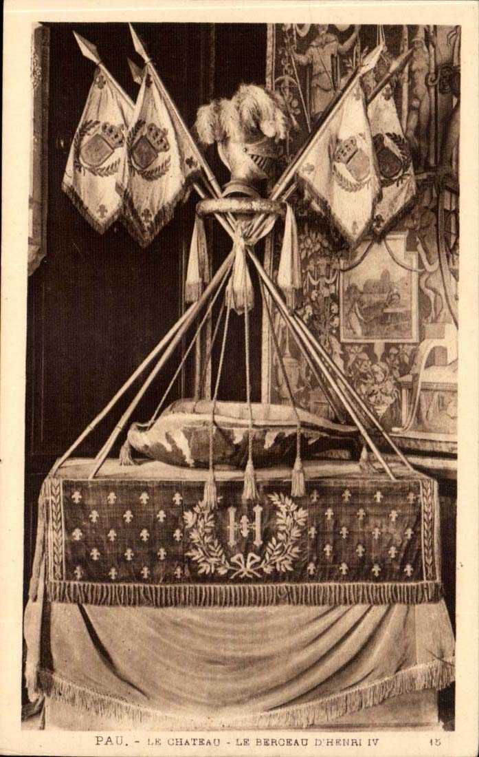 CPA Pau das Schloss die Aufnahmevorrichtung von Henri IV